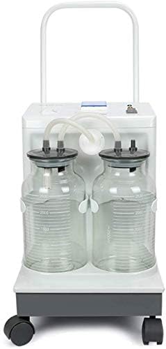 Image of OTICA Yuwell 7A-23D Electric Suction Apparatus | 20 LPM Capacity | Maintenance-Free Suction Pump | Includes 2 Glass Jars