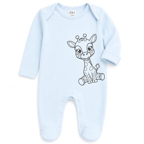 Image of EIO 100% Cotton Rompers Sleepsuits Jumpsuit Night Suits for Infants Newborn Baby Boys & Girls