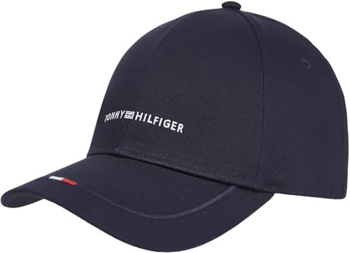Tommy Hilfiger Herren Cap Foundation 6 Panel mit Logo, Blau (Space Blue), Einheitsgröße