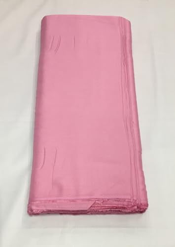 Image of BKRKJ Women's Rayon Cotton Unstitched Fabric by Meter for Sewing Suit Salwar Chudidar Patiyala Kurti Shirt Kameez Blouse Kurta Pyjama (4 Meter, Light Pink)