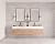 Bedrosians Urban 2.0 Stone Look Porcelain Floor & Wall Tile 12" x 24", Iron Blue (8-Pack, 15.75 SF)
