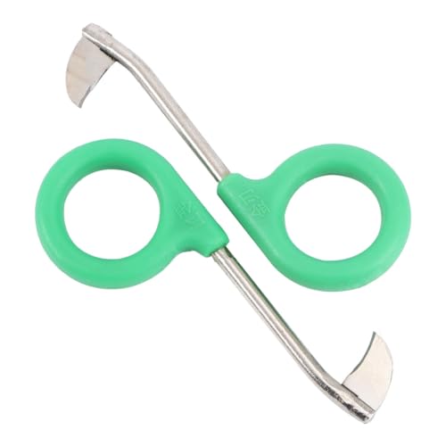 GOOHOCHY Tijeras de Corte y Cuchillo para Anillado de Árboles Frutales, 2 Piezas para Jardinería, Apto para Lichi, Azufaifo y Melocotonero, Color Verde, Hoja Afilada
