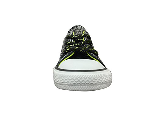 Converse Chuck Taylor All Star Ox Black/Bold Lime (Toddler) (4 Toddler M)3