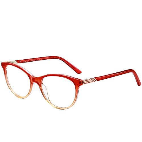 Cateye Blaulichtfilter Brille Damen Anti Blaulicht Photochrom UV400 Schutzbrille ohne Sehstärke