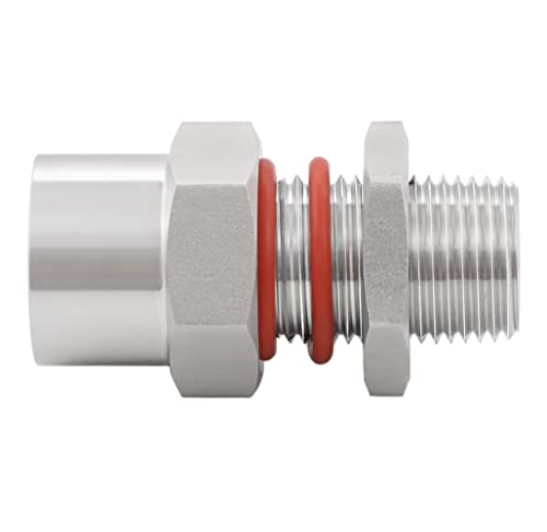 Enoch'S Land Stainless Steel Home Brew Kettle Weldless Bulkhead,1/2 Inch Mpt X 1/2 Inch Fpt Bulkhead Fitting For Beer Wine Home Brewing Kettle thumb #3