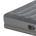 Intex 64114 - Luftbett Selbstaufblasend Doppelbett Dura-Beam Prestige Mid-Rise, mit integrierter USB-Elektropumpe, Geeignet für 2 Person, PVC, Grau, 152x203x30 cm