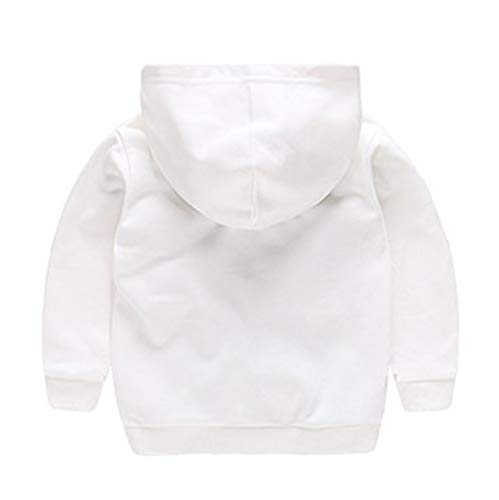DCUTERQ Boys Girls Hoodies Cotton Basic Pullover Hooded Kids Casual Solid Classic Sweatshirt Pocket Hoodie 2-8 Years2