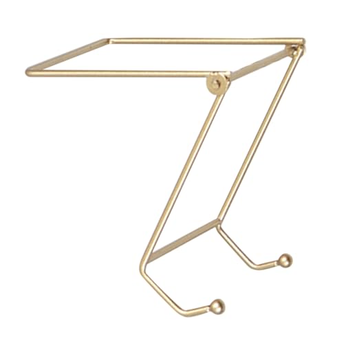 PAMINGONO Soporte Plegable para Marcos de Fotos Pequeño Caballete Metálico Brillante Base Multiusos para Álbumes Calendarios y Libros Expositor Decorativo para Uso Doméstico y Viaje