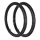 TREFAN 20-Zoll Fahrradschläuche 20 * 2,125 Gerader Schlauchschlauch, Fahrradschlauch 20 * 2,125 geeignet für Mountainbikes, Rennräder, Heimfahrräder (2 Fahrradschlauch)