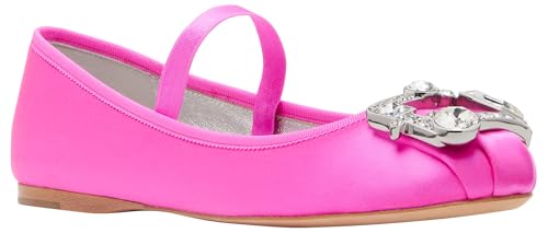 kate spade new york Women's Renata Mary Jane Ballet Flat, Vivid Snapdragon, 9.52