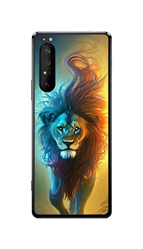 ClearView(�N���A�r���[) Sony Xperia 1 II�p �v�����g �w�� �ی� �t�B���� ���C�I��2�iLion 2�j