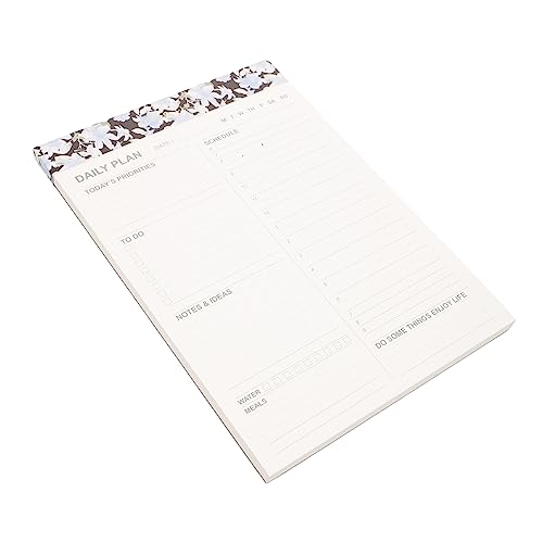 DOITOOL Magnetischer Notizblock für Kühlschrank mit to Do Liste und Einkaufslistenfunktion Weiß aus Papier und Magnet zur Familienplanung und Zeitoptimierung