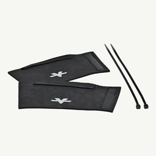 Image of ViaTerra Universal Motorcycle Front Fork Sleeves Cover for Upside Down Forks| Protect Suspension & Tubes from Dust, Grime & Trail Debris | Extend Suspension Life & Bike Performance