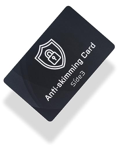 [Side3] スキミング防止カード クレジットカード キャッシュカード RFID スキミング被害 電磁波ブロック 電波遮断 スキミングガード (1枚)
