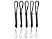 Zkeebs 5PCS 8.8 inch Adjustable Hand Wrist Strap Lanyard, for AirPods, Samsung buds, Phones, Camera, GoPro, USB Drive (Dark Grey)