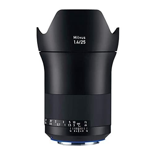 Image of Carl Zeiss Milvus ZE 1.4 /25 Wide-Angle Camera Lens for Canon EF-Mount SLR /DSLR Cameras, Black (000000-2096-551)
