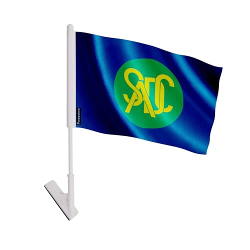 Drapeau SADC autocollant en polyester x10 pour pavoisement rapide