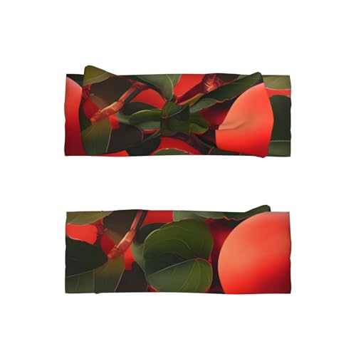 Red Apricot Baby Bow Headband. Comfortable baby headband, suitable for daily wear and photo props.2