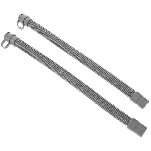 SEWACC Manguera de Desagüe Flexible para Bañera 33 CM Tubo de Drenaje para Lavabo 2 Unidades Compatible Tuberías de Agua de Bañera Accesorio para Baño y Drenaje