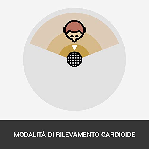 Blue Snowball iCE Microfono USB Plug 'n Play per Registrazione, Streaming, Podcast, Gaming su PC e Mac, Capsula a Condensatore Cardioide, Supporto da Tavolo Regolabile e Cavo USB - Bianco - Microfono streaming - Immagine 3