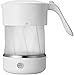 Produktbild Mnjin Tragbarer, Faltbarer Wasserkocher, 0,5 l schnell kochender, tragbarer Mini-Warmwasserbereiter aus lebensmittelgeeignetem Silikon, mit Kontrollleuchte und Filter, geeignet für Geschäfts