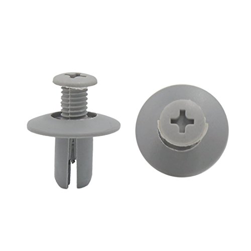 Rivets de fixation auto clips plastique gris 8mm x 13mm x 20mm