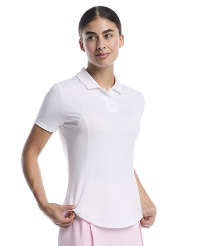 Callaway Women's Short Sleeve Golf Polo Shirt Brilliant White - image 1
