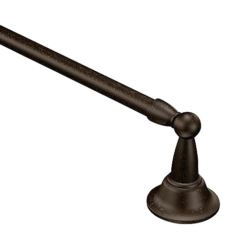 Image of Moen DN6818ORB Sage Towel Bar, Oil Rubbed Bronze,18-Inch