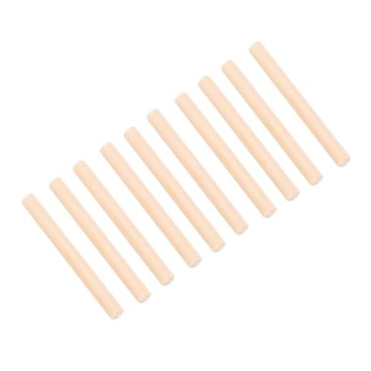 Poste de Sonido de ViolíN, Madera de Abeto para Columna de Violín con Poste de Sonido, 10 Set de Alma de Violín de Columna Acústica Soundpost de Madera de Abeto Accesorios para Violines de 3/4 4/4