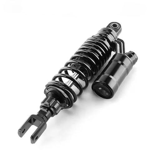 Hinterbau Federbein Motorrad, 320mm Motorrad Suspension Frühling Hinten Air Stoßdämpfer Passend für BWS 125 Dirt Bike Gokart Quad ATV(320mm fork black)