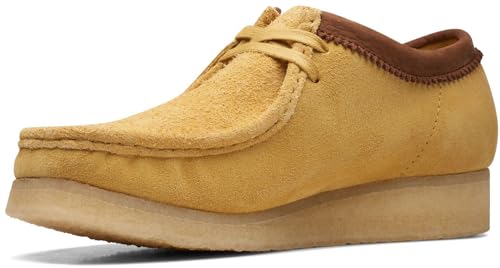 Clarks - Mens Wallabee Shoe, Color Yellow Com, Size: 7.5 M US4