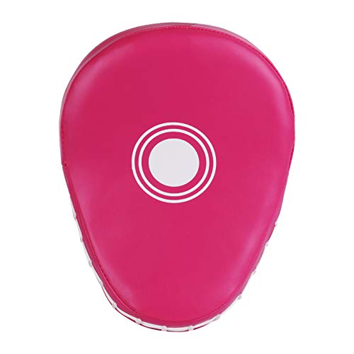 Kruzak Plain Punching Mitts for Muay Thai MMA Training, Focus Pads for Boxing Martial Arts and Punching Target (Pink)