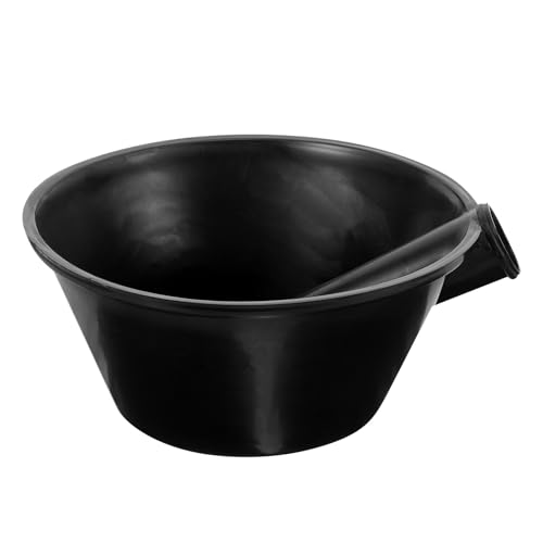 Toyvian Cucharón de Riego de Plástico Negro P2 Cucharón de Agua para Jardín Pala para Regar y Fertilizar Utensilio Resistente para Huertos y Agricultura Herramienta Manual para