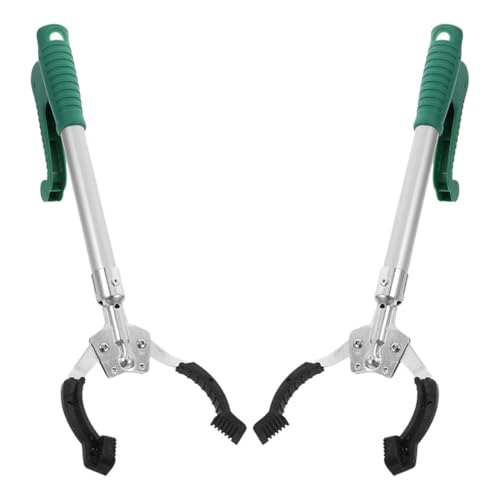 HAPINARY 2pcs Reacher Grabber Tool Seniors Grabber Reacher Tool Pickup Trash Picker Upper Tool Claw Grabber Stick Grass Gripper for Seniors Trash