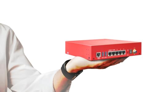 Image of WatchGuard Firebox T125 with 3 Year Basic Security Suite - Tabletop Firewall, 1x 2.5Gb + 4X 1Gb Ports, High-Speed Security for Branch Offices (WGT125033)