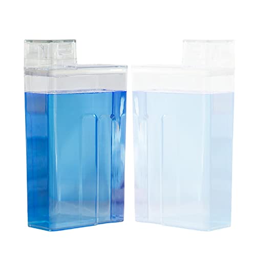 ASADAYS ランドリーボトル 洗濯洗剤ディスペンサー 洗剤用 ランドリー洗剤液体 ランドリールームの整理 詰め替え可能な液体容器を空にする ホルダー 1250ml (透明)