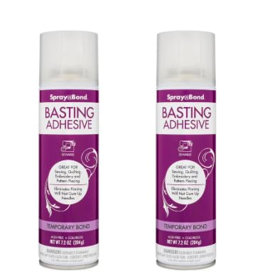 SpraynBond Basting Adhesive Fabric Spray, 7.2 oz, 2 Pack