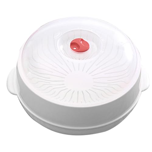 IMIKEYA Olla Microondas de Plástico Tapa para Cocina al Vapor, Vaporera Práctica para Arroz y Pescado Asa, Adecuado para Hornos Microondas