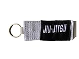 BJJ JiuJitsu Rank Llavero Accesorios Jiu Jitsu Brasileño Equipo Todos los Cinturones Clasificaciones Llavero Regalo, Whitebelt, talla única