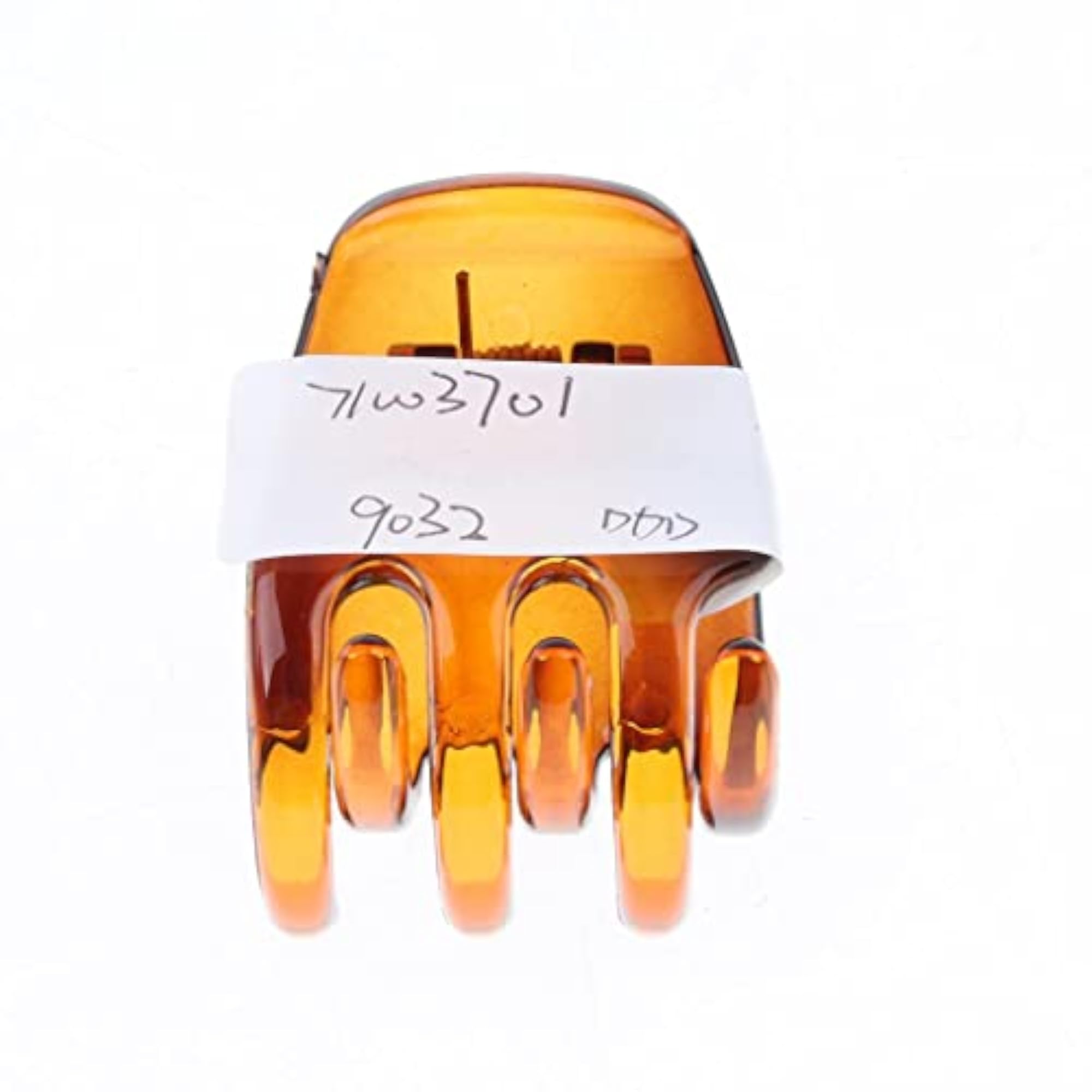 6pc Ladies Hair Claw Grip Clips, Brown Color