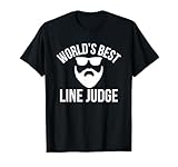 World's Best Line Judge T Shirts for Bearded Men