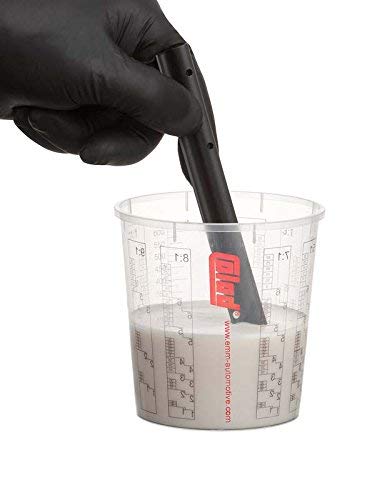 50 x COLAD Mischbecher mit Maßstab 2300 ml LACK FÜLLER - Becher ohne Deckel