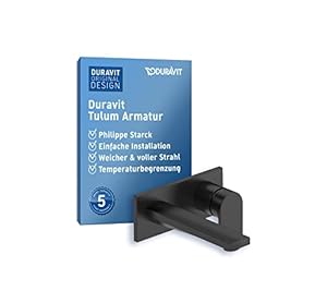 Duravit Tulum Unterputzarmatur Schwarz Matt Design