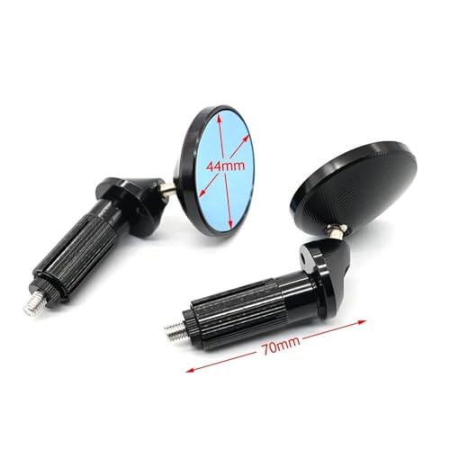 Espejo de manillar antivibración negro para solucionar la falta de visión en Vespa GTS 5
