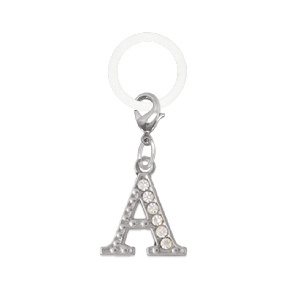 シマエナガキーホルダーイニシャルアルファベットリボンアンブレラマーカー