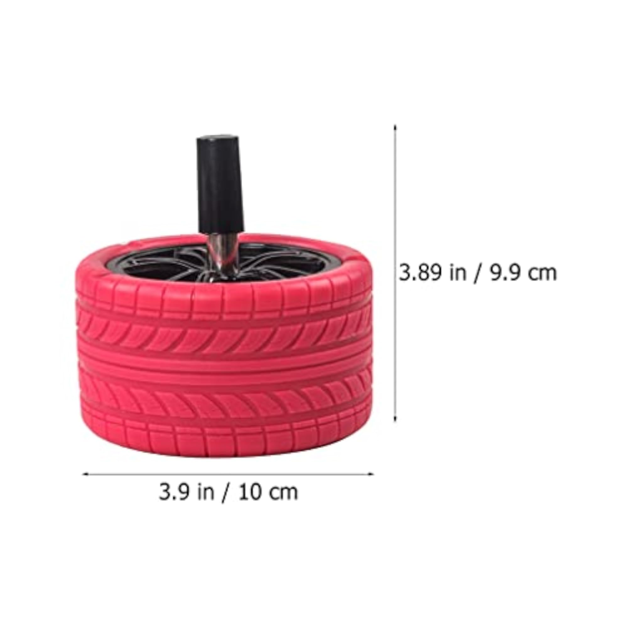 2Pcs Tire Shape Industrial Style Cement Ashtray Set