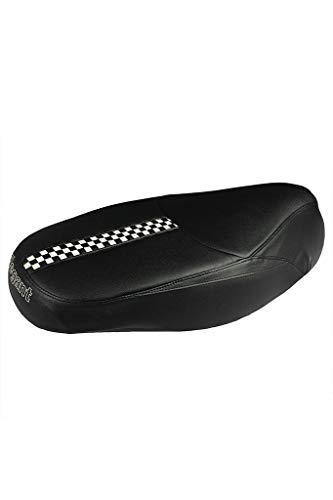 Image of Elegant Scooter Seat Cover for Suzuki Access (Zest Black & White)