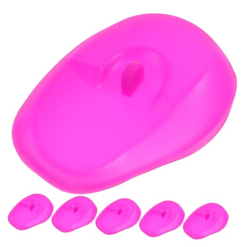 BESTYASH 6 Piezas Orejeras de silicona protector de cabello de oídos de peluquería orejeras de peluquería de silicona orejeras de peluqueria gel de sílice