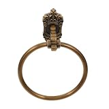 Durable : fabriqué en aluminium, cet anneau porte-serviettes est conçu pour résister à l'environnement des salles de bains, garantissant une durabilité à long terme, étagère à serviettes pour mur de salle de bain, porte-serviettes pour salle de bain or