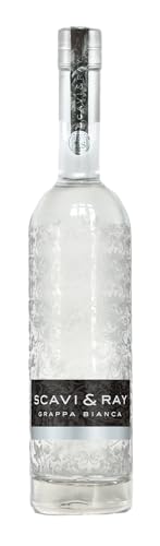 SCAVI & RAY Grappa Bianca – italienischer Tresterbrand aus erlesenen Trauben, fruchtig & blumig, Edelbrand mit 40% Vol. – Traditioneller Grappa für Genießer, perfekt als Digestif